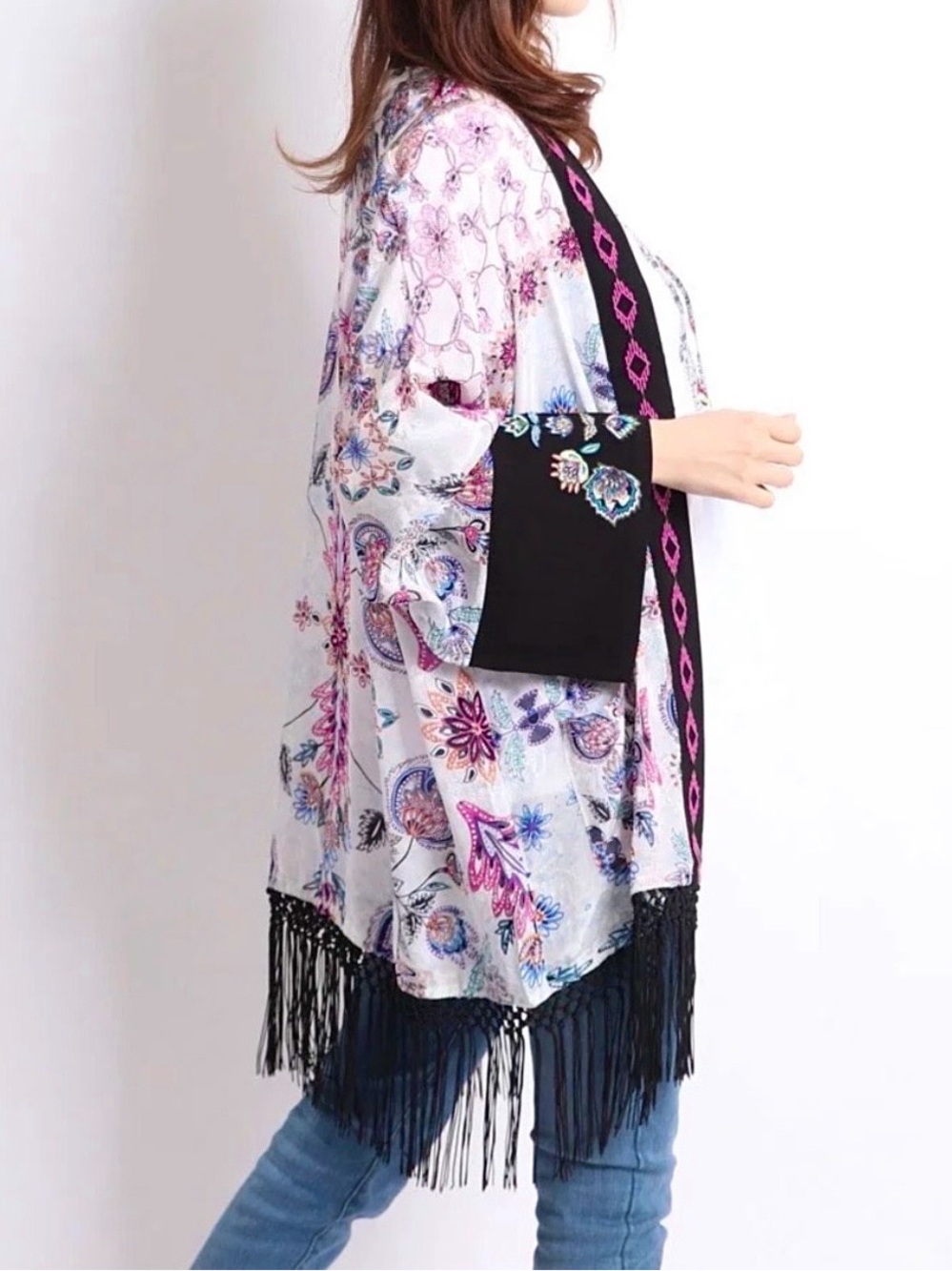 Desigual Floral Edge Kimono
